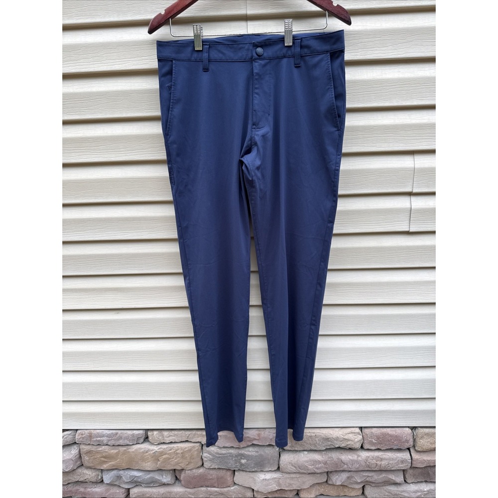 Rhone Commuter Pants Mens Size 31x31 Classic Fit Blue Straight Leg Chino